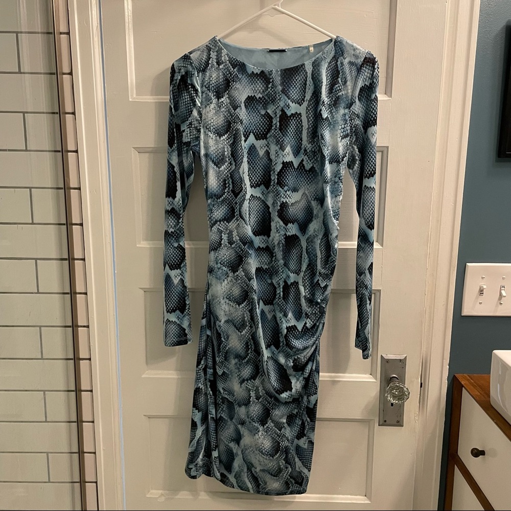 Elie Tahari Dress - Blue Snake Print